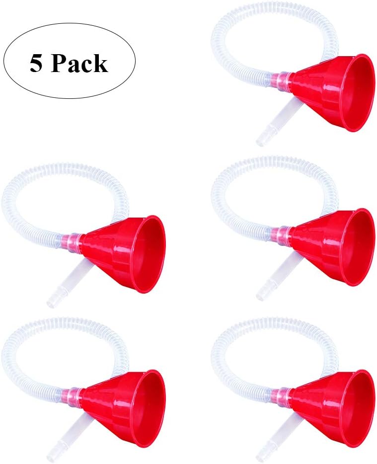 thumbnail image 2 of Tool Essentials 4-Piece Nesting Automotive Funnel Set – Red Plastic – 2 To 4.7 Inch 2 of 6