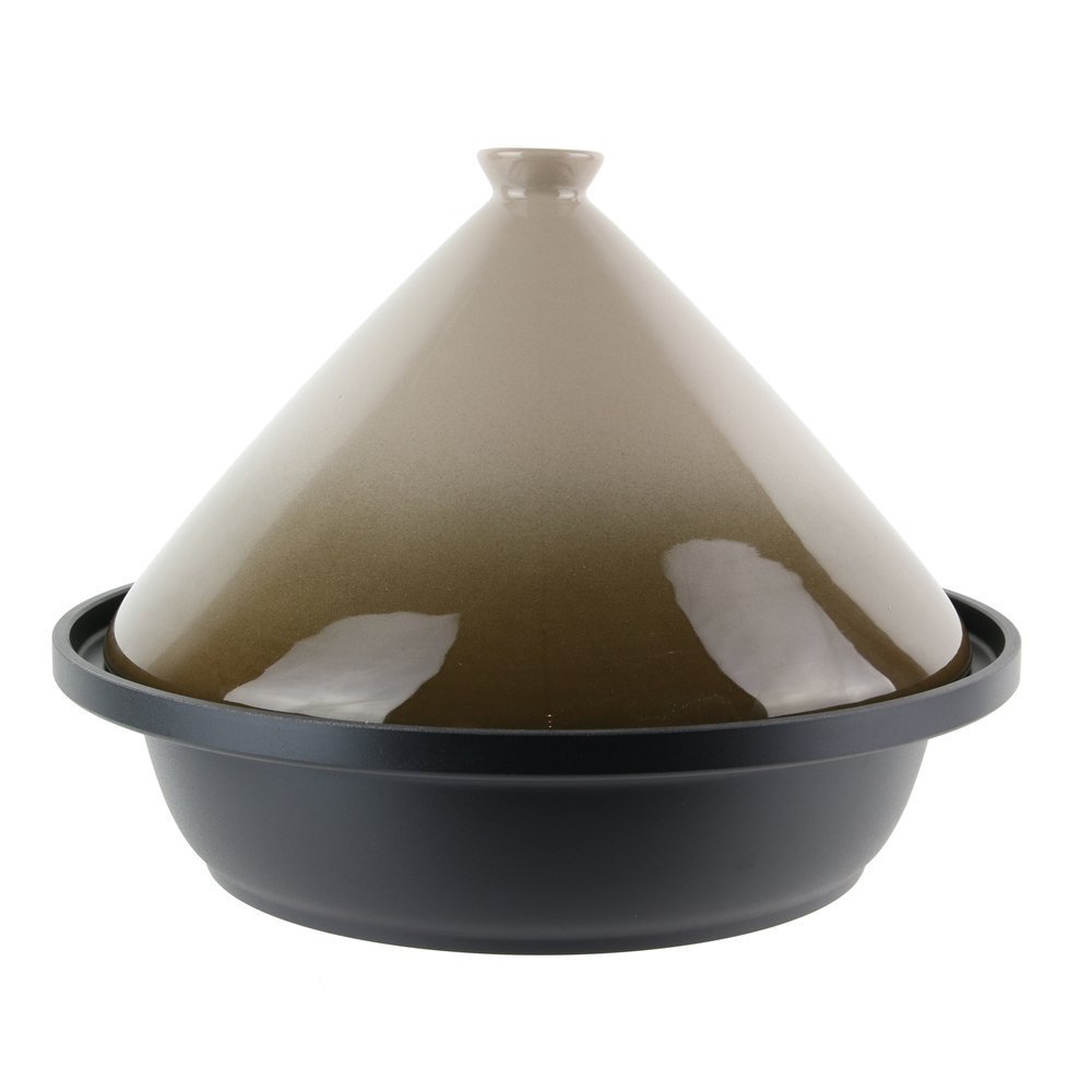 Stainless Steel Induction Tajine Taupe (30.20 x 30.20 x 23cm)