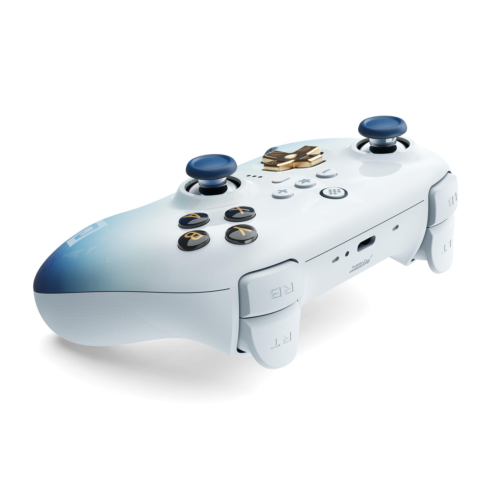 8Bitdo Ultimate 2.4G Wireless Controller for PC, Android, Steam Deck, and Apple - Chongyun Edition (Officially Licensed by Genshin Impact)