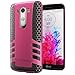 Hyperion Titan 2-piece Premium Hybrid Protective Case / Cover for LG Optimus G3 Cell Phone (Fits all LG Optimus G3 [Possible model numbers: D850, D830, VS985, D851, D972] US and International models and carriers) **2 Year NO HASSLE Warranty** - PINK