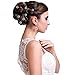 40pcs Bridal Wedding Crystall Hair Pins Blue Rose Hair Pin Bridal Prom Clips with 2 Storage Bags Rose U-shaped Design Collection Crystal Hair Pins Clips (Blue)
