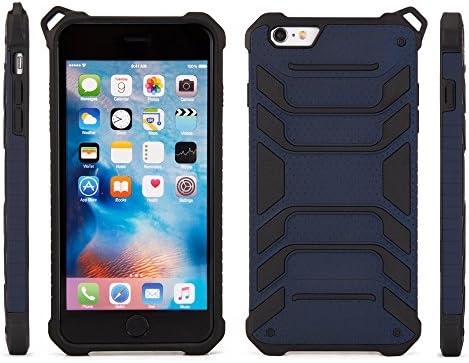 iPhone 6 Plus/6s Plus Case, Zenmay Spider Series 2 in 1 Dual Layer Shock-Proof Scratch-Resistant Case