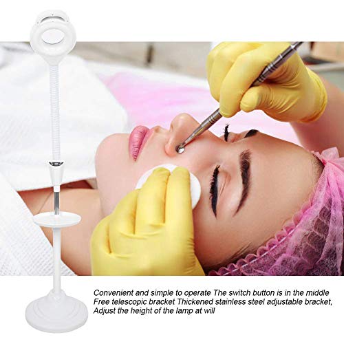 Dioche Magnifying Floor Lamp, LED Esthetician Light with Magnifying