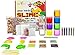 Trika Toyz Slime DIY Kit (Girls/Boys) - Slime Making/Mixing Supplies, Containers, Clear Slime 28oz/800g, Fluffy Foam, Crunchy Fishbowl Beads, Fruit Slices, Glitter, Glow Powder, & More