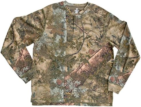 KINGS CAMO Classic Henley Mountain Shadow, Size: M (KCB106 -MS-M)
