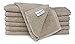 SALBAKOS - Premium Washcloths 12 Pack Set, 100% Turkish Cotton, Highly Absorbent & Quick Dry, Face Towels Wash Cloths for Hotel, Spa & Gym | 13
