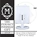 MIRRORVANA® X-Large Vanity Makeup Mirror with 44 LED Lights, 3 Color Lighting Modes, 10X 5X 3X Magnifying Panels, Dual Power Supply, 360° Rotation and Touch Screen Dimmer Switch on HD Glass (White)