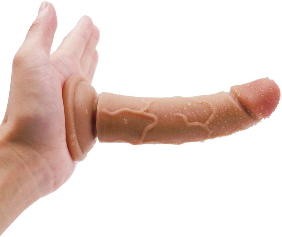 Charming 6.49 Inch Si'mula-Tion Crystal Soft Silicone Waterproof Tools D'i-dlo Personal Body