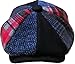 KBW-318 BLK S/M Popular Classic Newsboy Gatsby Cabbie Ivy Ascot Hat Cap Collection Mens Fashion Wool (Small/Medium, Black Multi Pattern Button Top)
