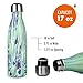 MIRA Double Walled Stainless Steel Cola Shape Water Bottle, 17-Ounce - Blue Wave