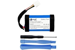 MPF Products 7800mAh SUN-INTE-118, 1INR19/66-3, ID998 Battery Replacement Compatible with Charge 4 Portable Bluetooth Speaker