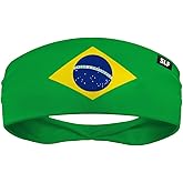 SLEEFS Sweat Bands Headbands Men & Women - Cooling Sports Mens Headband for Running, Football, Basketball, Cycling, Workout - Sweat Moisture Wicking Head Band Stretch Fit, Non-Slip Design - One Size