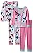 Trolls Girls' 4-Piece Cotton Pajama Set