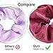 SEVEN STYLE 12 Pcs Premium Korean Velvet Hair Scrunchies Hair Bands Scrunchy Hair Ties Ropes Scrunchie for Women or Girls Hair Accessories with collection bags (12 PCS Korean Velvet Scrunchies)