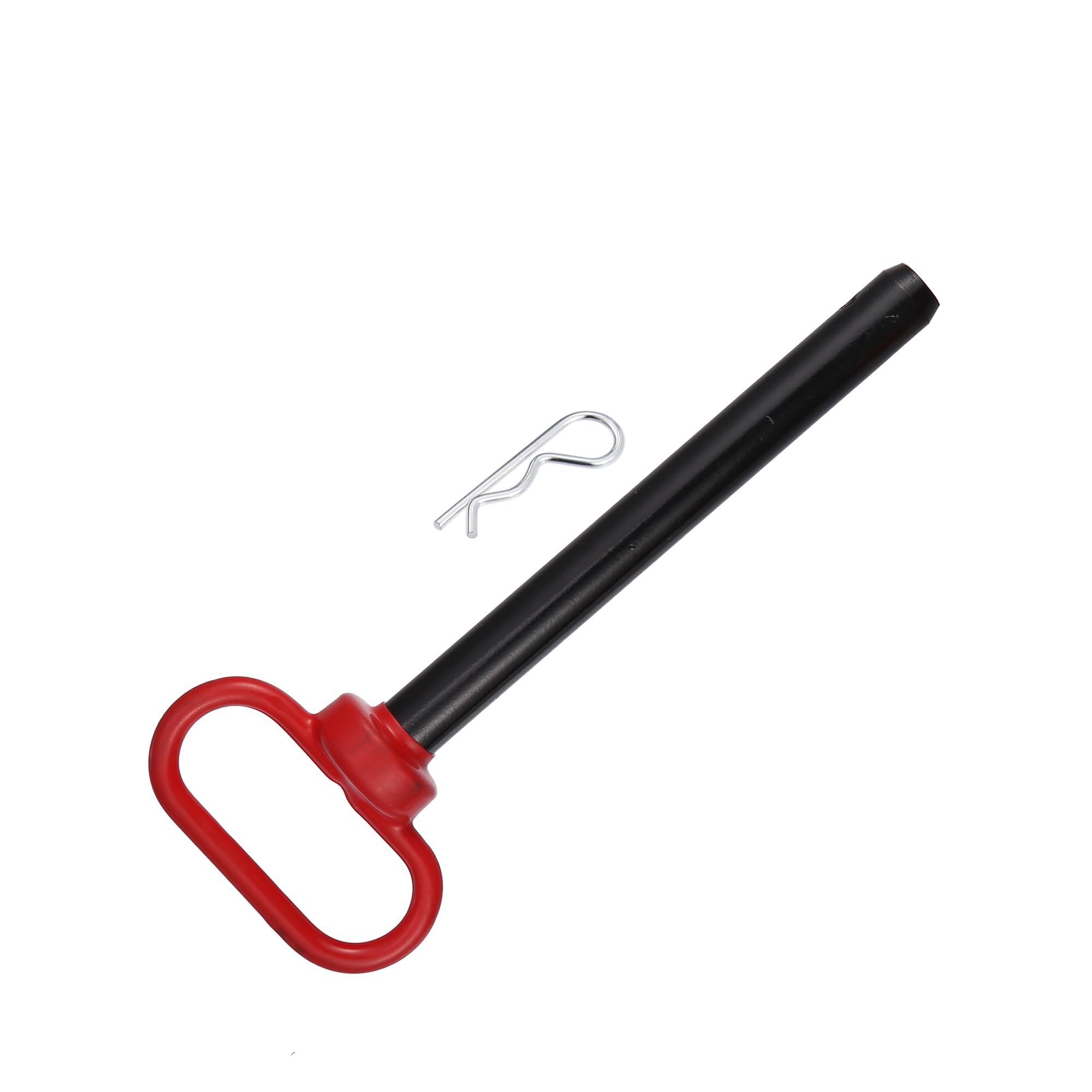 X AUTOHAUX 1pcs 6-1/2" x 3/4" Trailer Towing Hitch Clips and Pins Red