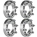 ECCPP 4X 1.25 inch (32mm) 6 Lug Wheel Spacers 6x5.5 to 6x5.5 with 12x1.5 Studs fit for 2001-2010 for Toyota for sequoia 1984-2013 for Toyota for 4runner 2007-2013 for Toyota FJ Cruiser
