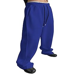 Baggy Sweatpants Men Wide Leg Sweats Pants Loose
