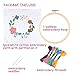 Unime Full Range of Embroidery Starter Kit with Pattern, Embroidery Kit Including Embroidery Cloth with Color Pattern, Bamboo Embroidery Hoop, Color Threads, and Tools Kit (Floral Hoop)