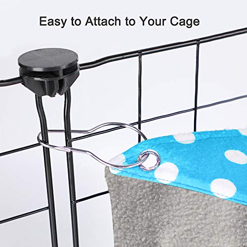Guinea Pig Hideout Hideaway, Corner Fleece Small Animal Hideout Hide Out for Guinea Pig Chinchilla Rabbit Bunny Rat Hedgehog Squirrel Ferret and Other Small Pet House Hut Nest Toy Cage Accessories