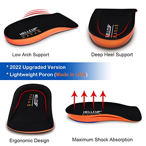 Plantar Fasciitis Heel Cup Inserts 【2022 Upgraded】Heel Pain Relief