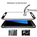Galaxy S7 Edge Screen Protector, ALCLAP Samsung S7 Edge Tempered Glass Screen Protector[3D Full Coverage][High Definition][Anti-Bubble][Scratch Proof]Screen Protector for Samsung Galaxy S7 Edge-Black