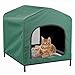 Kleeger Premium Canopy Pet House Retreat – Waterproof Indoor & Outdoor Shelter - Suitable for Cats & Small Dogs - Lightweight, Portable & Comfortable - Breathable Mesh Floor