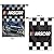 NASCAR 2 Sided Vertical Banner Flag Checkered Flag Race Car