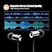 Earbuds Earphones Headphones, VANTEN [Magnetic Wired Earphones][In-Ear Headphones][Earbuds with Mic][Stereo Headsets] 3.5mm Jack for iPhone 6 6s Plus iPad Note Android Phone Tablet Computer PC (black)