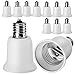 10-Pack E17 to E26 Adapter Converter JACKYLED Chandelier Socket to Medium Socket E17 to E26 Light Socket Adapter Max Wattage 150W