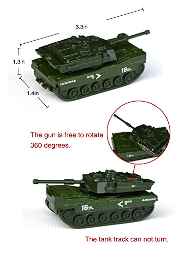 image for Tianmei 6 Cars in 1 Set Military styling 1:87 Alloy Diecast Vehicle Mo