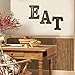 Penguin Purchasing Metal Wine Cork Holder Hanging Letters - All Three Letters E A T. Decorative Display Wall Art Decor Gift for Any Wine Lover.