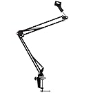 Weymic 35 Universal Microphone Suspension Boom Scissor Arm Stand with Holder for Broadcast Studio Microphone SM57, SM58, SM86, SM87