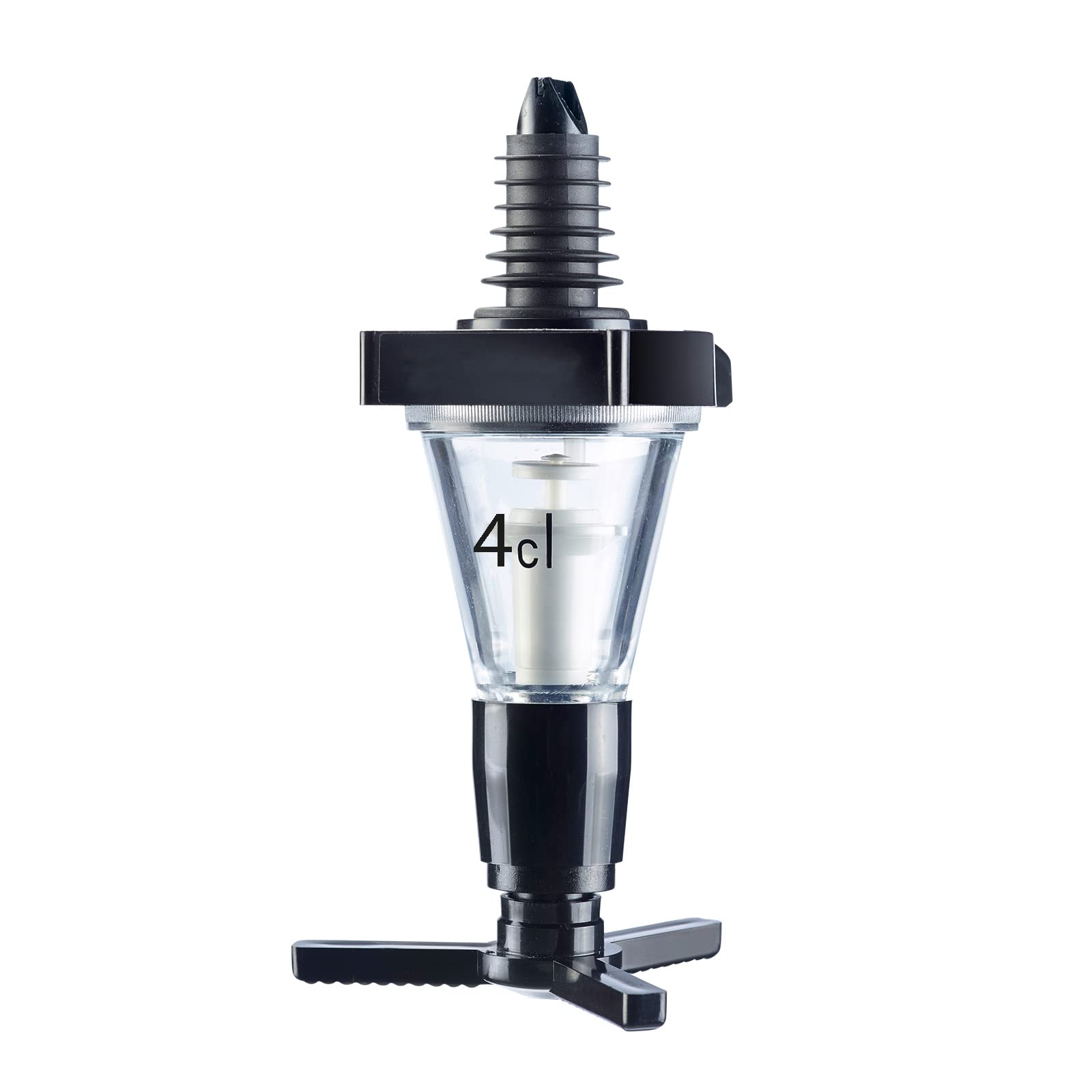 Westmark Spirit Dispenser, Measuring/Filling Unit: 4 Cl, Plastic, Standard, Black/Transparent, 92402260