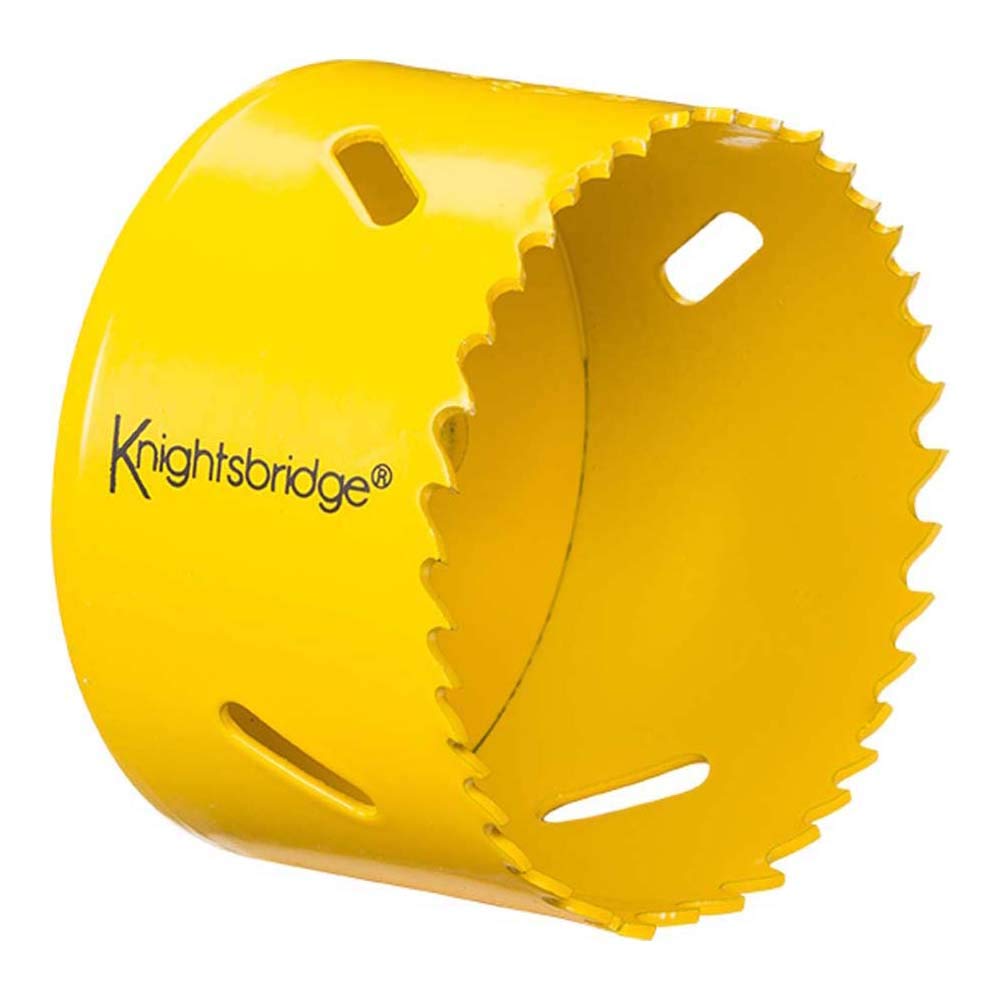 Knightsbridge HS75MM 75mm Bi-metal Holesaw , Yellow