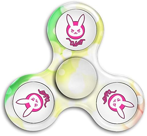 DVA Logo Tri-Spinner Hand Spinning Fidget Toy Stress Reducer EDC Focus Toy For Kid And Adult High Speed Relieving ADHD, OCD, Anxiety