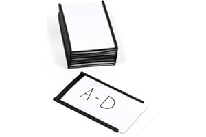 SmartSign Magnetic 'C' Channel Label Holders | 2" x 3", Pack of 10