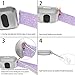 Junboer Compatible Fitbit Versa Bands Women, Leather Accessory Genuine Leather Wristband Strap Replacement for Fitbit Versa Smartwatch