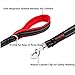 Octooboo Dog Leash, Heavy Duty Pet Leash Large Dog 6 feet Long with Padded Handles for Training and Running, Dual Handle Dog Leash Bungee with Reflective Stitching, Perfect for Medium and Large Dogs