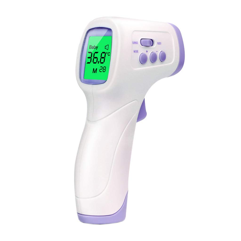 Contactless Forehead Fever Body Temperature Meter Inspection & Test Plus