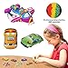 Easter Eggs Filled with Mini Pull-Back Vehicle Toys (12 Pcs); Cartoon Cars & Airplanes Set for Easter Theme Party Favor, Easter Eggs Hunt, Basket Filler, Classroom Prize Supplies.