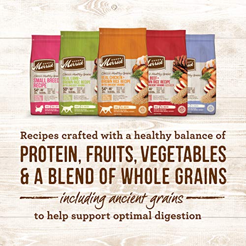 Merrick Classic Healthy Grains Dry Dog Food Small Breed Recipe 4.0 Lb