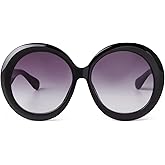 ADE WU Oversized Round Sunglasses for Women Vintage 60s 70s Big Frame UV 400 Protection Sun Glasses XL