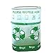 amscan Flings Bin - Recycle Patented Pop-Up Trash Bin, 22 x 15 x 10/13 Gallon, Green primary