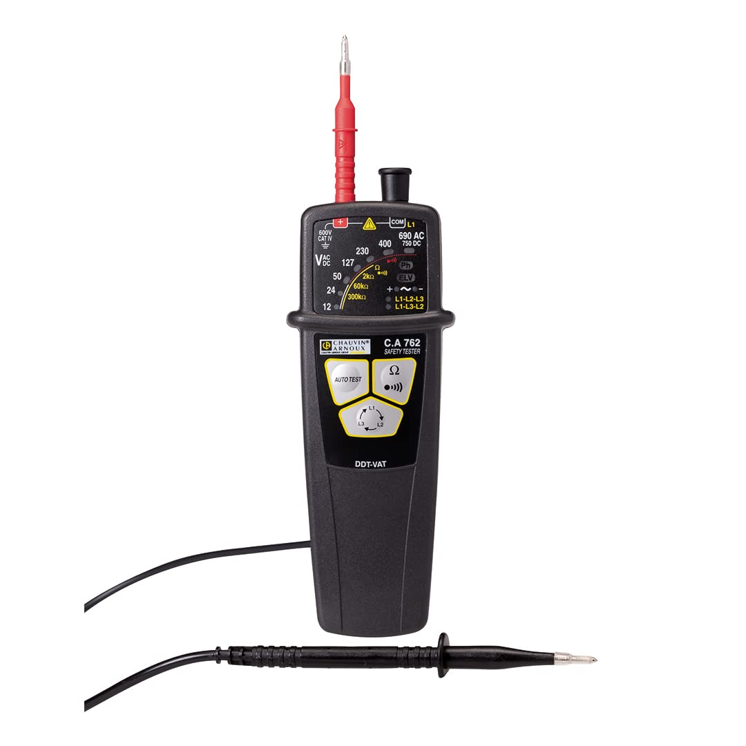 Chauvin Arnoux CA762 Test Equipment Voltage Absence Tester, up to 690 VAC, IP2X