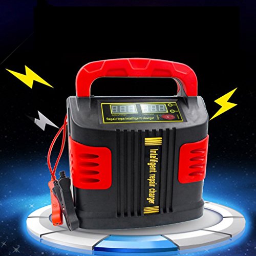 Portable Intelligent Charger Auto Motor Vehicle Charger 350W 14A Auto Adjust LCD Battery Charger Car Jump Starter Booster - Thumbnail 3