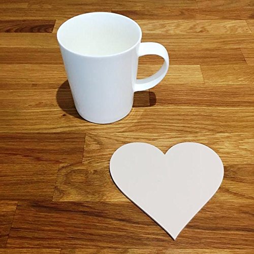 Super Cool Creations Coasters - Heart Shaped - Latte - 8 Set