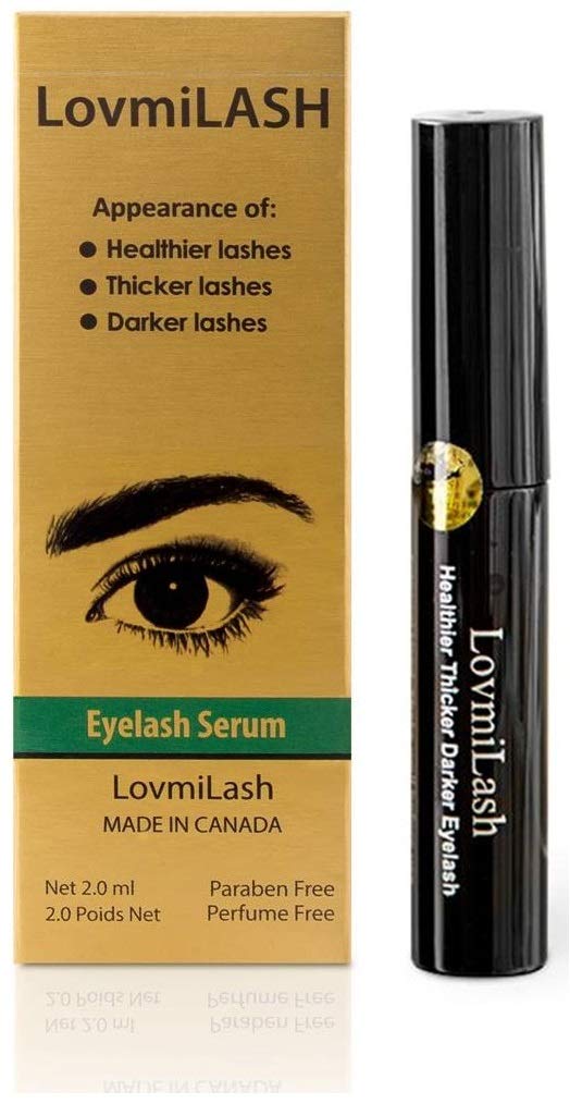 Lovmi Lash Eyelash Growth Serum with Natural Botanical Ingredients | Physician Developed & Cruelty Free