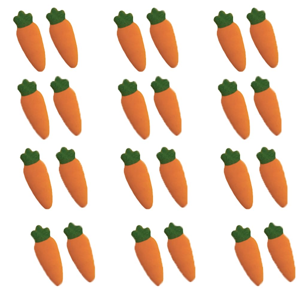 Photo 1 of Decopac Dec-Ons Decorations Edible Molded Sugar Cupcake Cake Topper Carrots, 24 Count