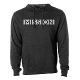 Mission Men's Pullover Fleece Hoodie, Moonless Night Heather, X-Large
