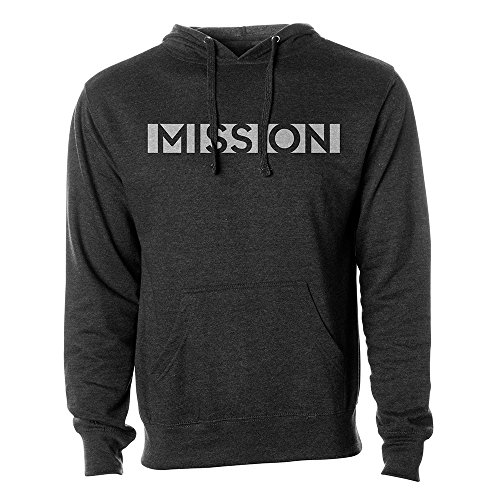 Mission Men's Pullover Fleece Hoodie, Moonless Night Heather, X-Large